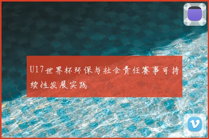 U17世界杯环保与社会责任赛事可持续性发展实践